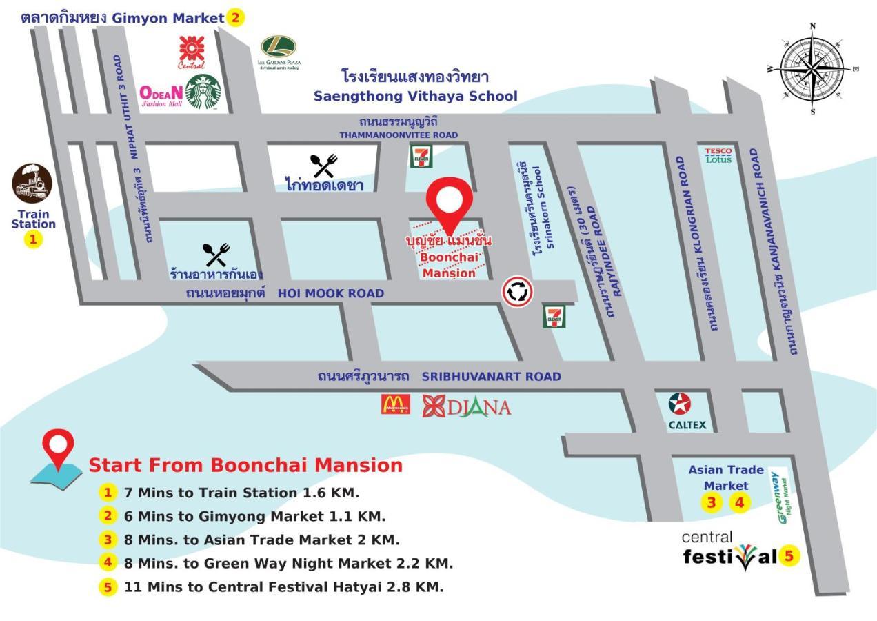 Boonchai Mansion Hat Yai Ngoại thất bức ảnh